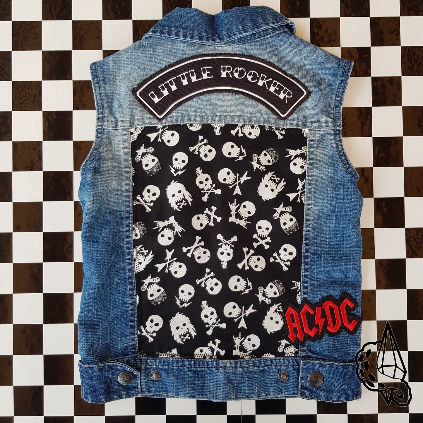 Veste en jean "Little rocker", 6 ans